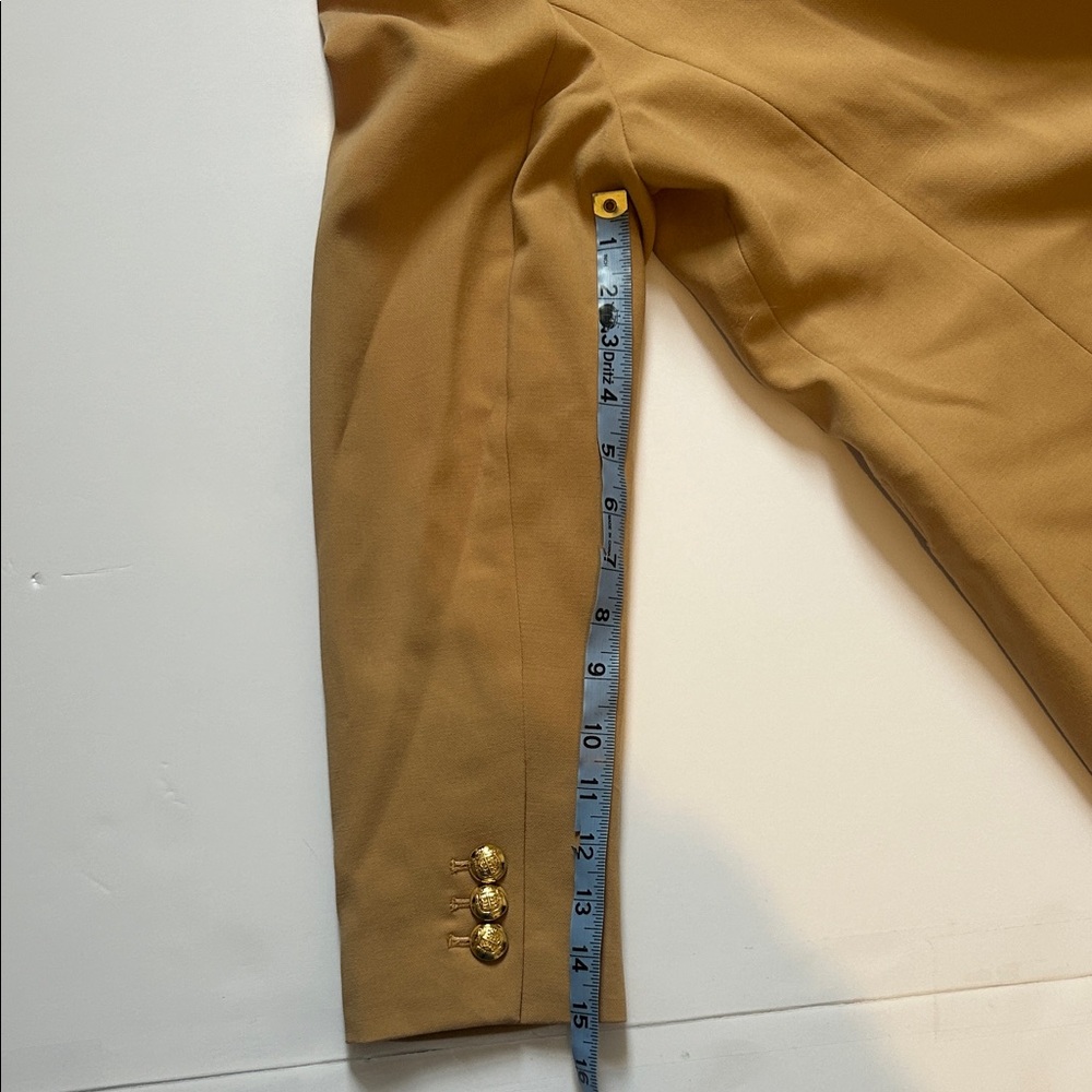 Talbots Camel Blazer with Gold Buttons - Picture 9 of 10